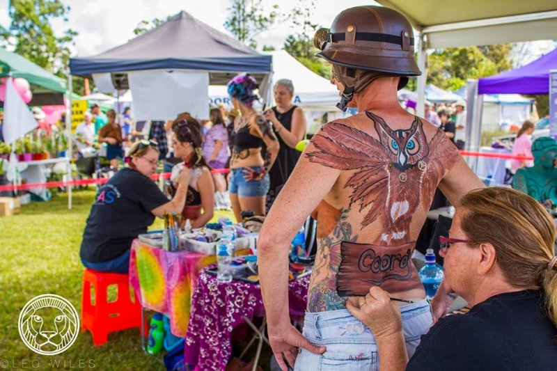 See Living Canvases at the Australian Body Art Festival!